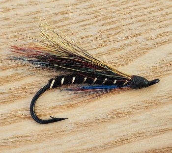 Turrall Salmon Single MONROES KILLER Gr.6 Klassische englische Lachsfliege