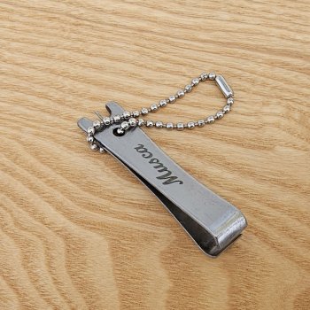 MUSKA Stainless Steel Nipper EdelstahlSchnurNippermitÖhrreinigungs-Nadel