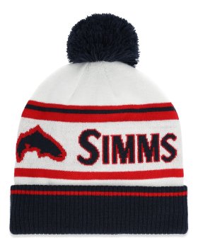 Simms Tip-Up Pom Beanie Americana Warme Kult-Bommel-Mütze