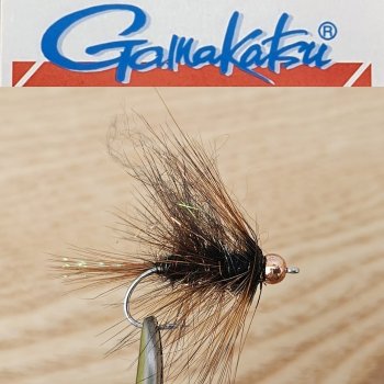 Gamakatsu Brenda Gr.8 Meerforellen- und Küstenfliege auf Gamakatsu-Haken gebunden