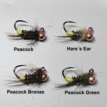 TungstenNuggetNymphen DohikuOffBead Schwerste Nymphen zum Fliegenfischen
