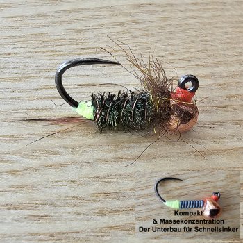 TungstenNuggetNymphen DohikuOffBead Schwerste Nymphen zum Fliegenfischen