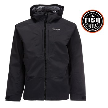 Simms Freestone Jacket Black Watjacke