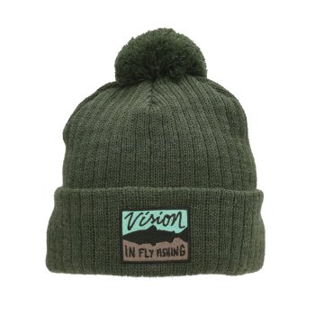 Vision Merino Beanie Pompom Die warme Winter-Mütze aus Estland