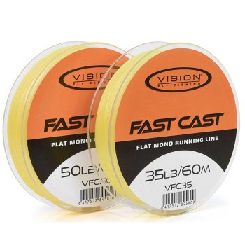 Vision Fast Cast Flat Running Line 60m Die Mono-Shooting-Line