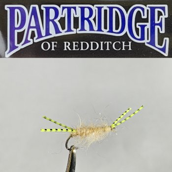 Partridge Attractor Sea Shrimp Cream Größe 8 Meerforellenfliege