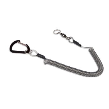 Loon Quickdraw Tool Tether Tools Spiralband mit Wirbeln und Karabiner