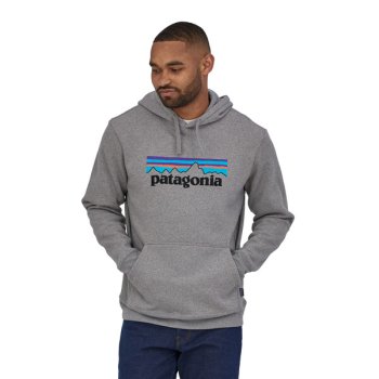 Patagonia P-6 Logo Uprisal Hoody Gravel Heather (GLH) Sonderangebot, nur solange unser Vorrat reicht - Schnell zuschnappen & sparen!