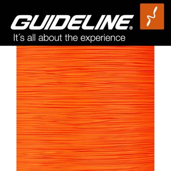 Guideline Braided Backing 20lb oder 30lb in Orange Backing/Nachschnur von der Großspule
