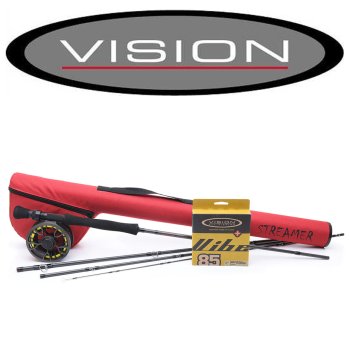 Vision Streamer Outfit Das Set zum Streamerfischen mit den 12 superfängigen Gratis-Streamern