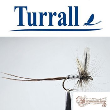 Turrall No.30 Spent Gnad in Größe 10 Special European Dry -Eine klassische, traditionelle Trockenfliege aus England-