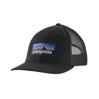 Patagonia P-6 Logo LoPro Trucker Hat Black (BLK)