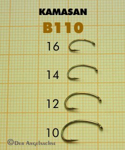 Kamasan B110 Grubber Hooks Sonderangebot 100 Haken, Nur solange Vorrat reicht!