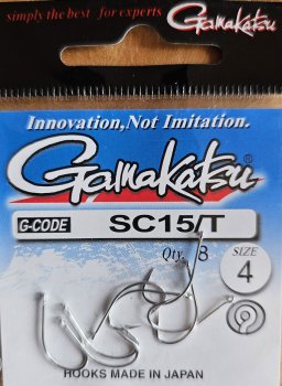 Gamakatsu SC 15/T Der leichte Salzwasser-Shrimp-Haken
