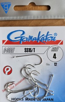 Gamakatsu SS 15/T Der leichte, super scharfe Salzwasser-Meerforellenhaken