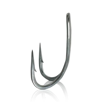 Mustad Heritage DS99S Salmon Double Hook Der bärenstarke, megascharfe Titan-Tuben-Zwilling.