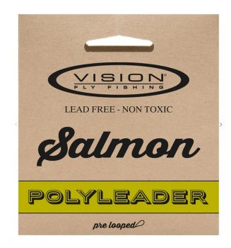 Vision Polyleader Salmon 5Ft/1.52m Fliegenvorfächer Für Schnurklasse 7-12