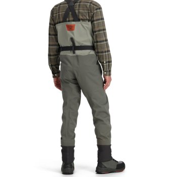 SIMMS Freestone Z Stockingfoot 2026 Smoke Wathose mit Frontreißverschluss