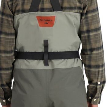 SIMMS Freestone Z Stockingfoot 2026 Smoke Wathose mit Frontreißverschluss