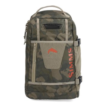 Simms Tributary Sling Pack Regiment Camo Olive Drab Das Sling Pack zum Fliegenfischen