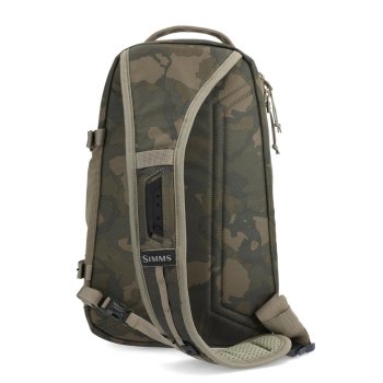 Simms Tributary Sling Pack Regiment Camo Olive Drab Das Sling Pack zum Fliegenfischen
