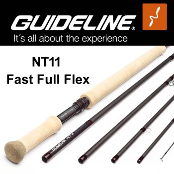 Guideline NT11 Fast Full Flex - 6 pc Double Hand Rods Zweihand-Lachs-Ruten 6-teilig