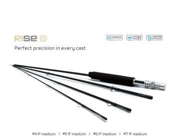 ArcticSilver RISE with/without SWITCH-FLEX HANDLE Poweful precision in every cast High End Fliegenruten