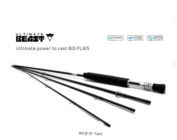 ArcticSilver UltimateBEAST with/without SWITCH-FLEX HANDLE Ultimate power to cast BIG FLIES Fliegenruten für die Großfisch-Jagd