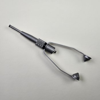 SWS Ceramic Bobbin Holder Titanium Premium-Spulenhalter mit dem praktischen, langen Griffstück