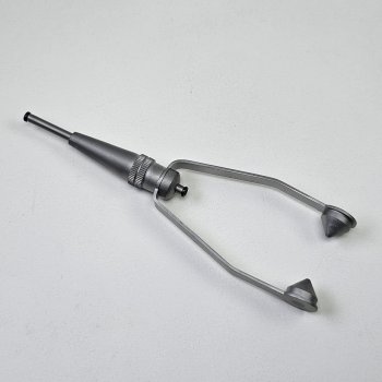 Ceramic Bobbin Holder Titanium Premium-Spulenhalter mit dem praktischen, langen Griffstück