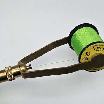 Ceramic Bobbin Holder Gold Premium-Spulenhalter mit dem praktischen, langen Griffstück