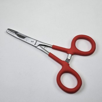 Scissor Clamp STR Red Die praktische Zangen-Schere mit Reinigungsdorn.