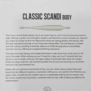Guideline Classic Scandi Body Der perfekte Multi-Tip-Schusskopf aus Schweden.