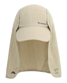 Simms Bugstopper SunShield Cap Stone Die ultimative Sonnenschutz-Kappe Insect Shield®