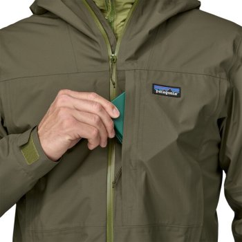 Patagonia Ms Bolder Fork Rain & Wading Jacket Basin Green Eine zuverlässige, leichte Regenjacke zum Fliegenfischen. Sonderpreis nur für kurze Zeit. Schnell Zuschnappen und Sparen!
