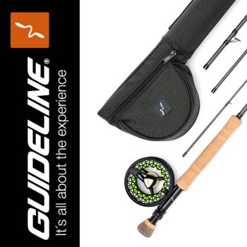 Guideline Embrace TROUT Fly Fishing Outfit #6 9FT Das Fliegenfischer-Set mit den 24 fängigen Gratisfliegen und Nymphen in einer praktischen Fliegenbox.