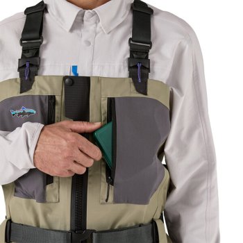Patagonia M's Swiftcurrent Traverse Zip-Front Waders in River Rock Green (RVGN) Die Reißverschluss-Wathose mit Bewegungsfreiheit und Vielseitigkeit Modell 2026