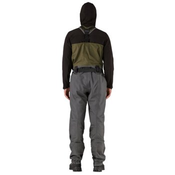 Patagonia M's Swiftcurrent Expedition Zip Front Waders in Basin Green (BSNG) Die strapazierfähigste und funktionellste Wathose für die härtesten Bedingungen. Modell 2026