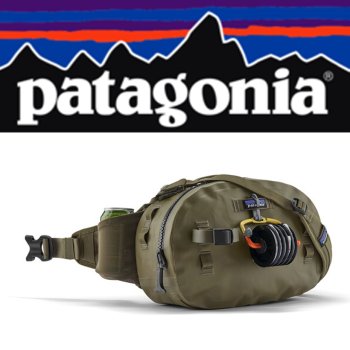 Patagonia Guidewater Hip Pack in Basin Green (BSNG) Die pfiffige, wasserdichte Hüfttasche. Begrenztes Sonderangebot - Schnell zuschnappen & sparen!