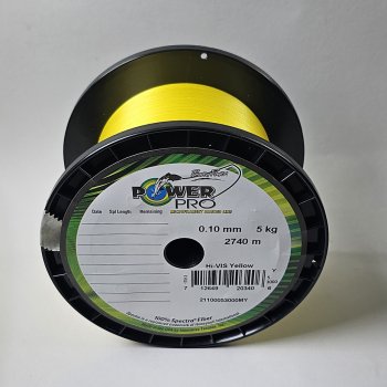 Shimano POWER PRO in Hi-Vis Yellow 0.10mm 5kg 2740m 100% Spectra Fiber Sonderangebot, nur solange Vorrat reicht!