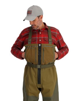 Simms Freestone Z Bootfoot Loden Die atmungsaktive Wathose mit dem integrierten Stiefel + Gummisohle.