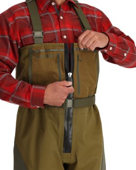 Simms Freestone Z Bootfoot Loden Die atmungsaktive Wathose mit dem integrierten Stiefel + Gummisohle.