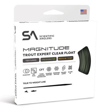 Scientific Anglers Magnitude Trout Expert Sage Green/Clear Die Fliegenschnur mit dem Clear Tip!