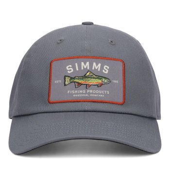 Simms Single Haul Cap Simms Gunmetal Trout Schirmmütze