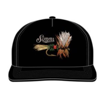 Simms Double Haul Cap Black Royal Wulff Schirmmütze