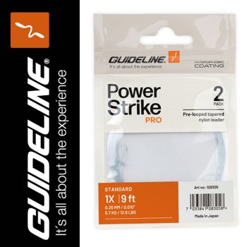 Guideline Power Strike PRO Standard 9Ft Fliegenvorfächer (2 Stück in Japanqualität)