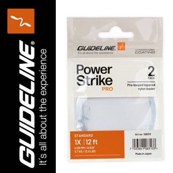 Guideline Power Strike PRO Standard 12Ft Fliegenvorfächer (2 Stück in Japanqualität)