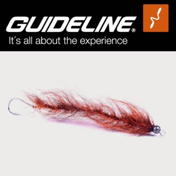 Borstemark - Hot Orange/Black Meerforellenfliege by Guideline