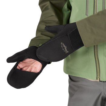 Patagonia Homepool Mitt Gloves Black -Die perfekten Winter-Handschuhe zum Fliegenfischen-