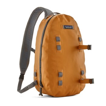 Patagonia Guidewater Sling 15L in Golden Caramel (GCNO) Die pfiffige, tauchdichte Umhängetasche zum Fliegenfischen.